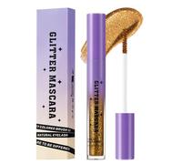 Glitzer Mascara - Leuchtende Mascara Partys | Wasserdichtes Wimpern Make-Up Mit Längenverlängerung Und Lockung Verwischfest Und Lang Anhaltend Für Frauen Für Hochzeiten Dates Abende Bühne
