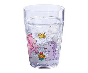 Glitzerbecher Einhorn Glitzerglück