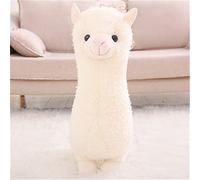 GLITZFAS Peluche en alpaga - 28 cm - Lama - Blanc