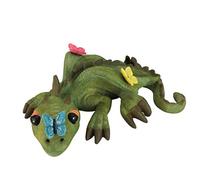 GlitZGlam Cody Le Dragon Miniature Vert D'azar pour Votre Jardin De Fées/Jardin Miniature