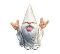 GlitZGlam « George » Le Nain Rocker - Ce Nain de Jardin va secouer Votre Mini Monde enchanté (25,4 cm de Haut)