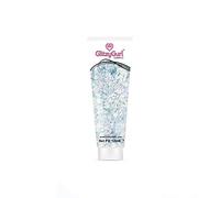 GlitzyGurl Gel cosmétique pour le visage le corps et les cheveux à paillettes holographiques Tempête argentée 12 ml