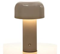 Glivpny Lampe de bureau tactile portable, rechargeable USB, veilleuse LED moderne en forme de champignon, lampe de salon, bar, chambre, chevet, étude, maison