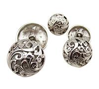 Glixoft 10 Pièces De Boutons Métalliques Creux De 20mm, Ensemble De Boutons De Costumes Vintage, Boutons De Vêtements pour Costumes De Blazer, Uniforme De Manteau, Boutons De Remplacement