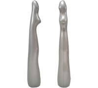 Glixoft 2 Pièces Gonflable Femme Mannequin Pied Chaussette Modèle Pied Femmes Chaussette Affichage Court Cheville Bracelet Bijoux Présentoir pour Maison Boutique Foot Mannequin