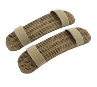 Glixoft Épaulettes Tactiques pour À Dos, Coussinets De Sangle De Gilet, Coussinets en Maille, Porte-Plaque pour Gilets Lestés, Armure Corporelle