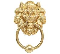 Glixoft Heurtoir Tête De en Laiton, Heurtoir De Porte D'entrée, Poignée De Meuble en Forme De, Accessoire De Tiroir D'armoire Vintage pour Décoration De Maison