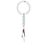 Glixoft Palestine Carte Drapeau Porte-clés Support Palestine Porte-clés Souvenir Porte-clés Accessoires De Clé De Voiture Israël Bijoux Suspendus Décor pour Hommes Femmes