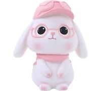 Glixoft Tirelire Lapin Mignon, Tirelire Lapin, Tirelire Créative, Boîte À Monnaie D'épargne Animale pour Décoration De Maison