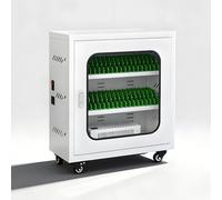 GLJTUO Chariot De Recharge Mobile avec roulettes Et Verrouillable, Station De Recharge USB pour Téléphones, Armoire De Recharge Pré-Assemblée pour Hôpitaux, Écoles, Entreprises,40