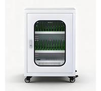 GLJTUO Chariot De Recharge Mobile avec roulettes Et Verrouillable, Station De Recharge USB pour Téléphones, Armoire De Recharge Pré-Assemblée pour Hôpitaux, Écoles, Entreprises,30