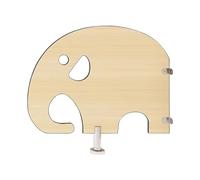 GLJTUO Cloison de séparation étanche pour urinoirs, à Fixer au Sol, idéale pour Les écoles et Les Jardins d'enfants. Lot de 5 cloisons Bleues.,Wood Color-60x80cm 4pcs