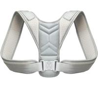 GLJTUO Correcteur De Posture Ceinture De Correction De Posture D'Épaule Dos Réglable, Ceinture De Soutien Dorsal Correcteur De Dos Épaule Colonne Vertébrale Forme du Corps Anti-Je,Light Gray-Large