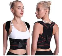 GLJTUO Correcteur De Posture Femmes Hommes Enfants, Correcteur De Posture Invisible Dos Plus Droit, Améliore Le Soulagement De La Douleur De Posture pour Le Cou, Le Dos, Les Épaul,Large
