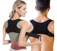 GLJTUO Correcteur De Posture Redresseur De Dos Réglable, Attelle De Dos, Attelle De Posture, Attelle du Haut du Dos pour La Clavicule pour Soutenir La Posture du Cou, du Dos Et De,
