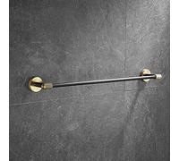 GLJTUO Ensemble De Quincaillerie De Salle De Bain Moderne en Acier Inoxydable avec Porte-Serviettes, Barre De Rangement, Porte-Brosse De Toilette Et Double Poteau, Accessoires D,Sile Pole-a