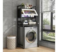 GLJTUO Étagère latérale Robuste pour réfrigérateur/Bar à café, Micro-Ondes et réfrigérateur, pour Une Gestion Efficace de l'espace.,Style H