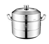 GLJTUO Marmite À Vapeur, Marmite À Soupe, Fond Composite À 3 Couches, Fruits De Mer Cuits À La Vapeur, Ensemble De Casseroles À Soupe Au Poulet/C,A