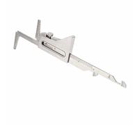 GLJTUO Micromètre Pied À Coulisse Numérique Jauge De Soudage Inspection Règle en Acier Inoxydable Matériel Précis Outils De Mesure Manuels Calibre,