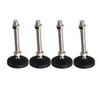 GLJTUO Pieds Réglables, Pieds De Meubles Réglables, Pieds De Nivellement, Pieds De Nivellement Pivotants À Vis M12 X 150 Mm, Pieds De Nivellement Robustes pour Meubles Et Équi,4pcs-One Size