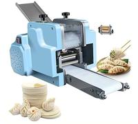 GLJTUO Wonton Pi Machine à fabriquer des raviolis automatique, machine à raviolis Gyoza commerciale/maison, 50 pièces/min, machine électrique multifonctionnelle pour raviolis, rond mol, carré
