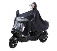 GLJY Poncho Allongé Étanche pour Moto,Manteau De Cap De Pluie De Moto De Scooter Électrique De Moto,Housse De Pluie Anti-Buée pour Motocyclette avec Fentes À Miroir,A,XXXXL