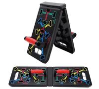 GLKEBY Multifunctional Folding Push Up Board 15 in 1 - Portable Fitness Workout Equipment for Home, Office and Travel, Adjustable Handles for Full Body Workout