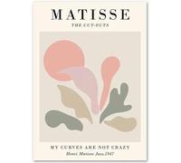 GLKFWVX Affiche d’Henri Matisse 《Sun Girl》 Art Mural de l’Exposition Henri Matisse Peinture sur Toile Gravures Nordiques pour la déco intérieure Tableau 60x80cmx1 sans Cadre