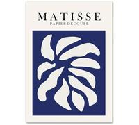 GLKFWVX Affiche Henri Matisse 《Point Bleu》 Art Mural Exposition Henri Matisse Peinture sur Toile Gravures Nordiques pour la déco intérieure Tableau 60x90cmx1 sans Cadre