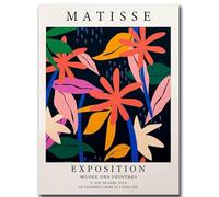 GLKFWVX Affiche Murale d’Henri Matisse 《Exposition》 Peinture sur Toile d’Henri Rousseau Estampes abstraites Tableau d’Henri Rousseau pour la décoration intérieure 60x90cm sans Cadre