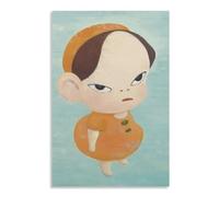 GLKFWVX Affiche Yoshitomo Nara célèbre - Forever Alone - Impression moderne sur toile - Peinture abstraite pour décoration d'intérieur - 40 x 60 cm - Sans cadre