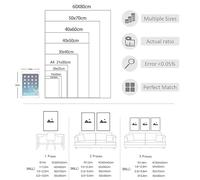 GLKFWVX Affiche Yoshitomo Nara《Forever Rebellious》Peinture Murale Moderne Peinture sur Toile Yoshitomo Nara, Images abstraites pour la déco intérieure 50x50cm sans Cadre