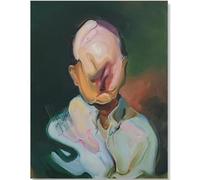 GLKFWVX Affiches de Francis Bacon, Exposition de Visages effrayants, Art Mural, Peinture Abstraite sur Toile, tirages Francis Bacon pour la décoration intérieure, 30X50cmx1 sans Cadre