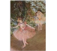 GLKFWVX Célèbre Edgar Degas Affiches Danseur sur scène Impressions abstraites sur toile Edgar Degas Art mural pour décoration d'intérieur Images 60 x 80 cm x 1 sans cadre