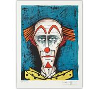 GLKFWVX Célèbres Affiches de Bernard Buffett The Joker Wall Art Abstract Peinture sur Toile Imprimées Bernard Buffett pour la décoration intérieure 30X50cmx1 sans Cadre