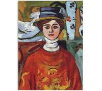 GLKFWVX Henri Matisse Affiche Henri Matisse Green Eyed Girl Wall Art Matisse Imprime Matisse Peinture pour la décoration intérieure Photo 30x40cmx1 sans Cadre