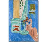 GLKFWVX Henri Matisse Affiche Henri Matisse 《Les Pivoines》 Art Mural Matisse Imprime Matisse Peinture pour la décoration intérieure Image 30x40cmx1 sans Cadre