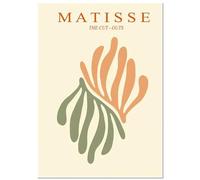 GLKFWVX Henri Matisse Art Mural Henri Matisse Corail Affiche Matisse estampes Peinture de Style Moderne pour la décoration intérieure Image 40x60cmx1 sans Cadre