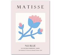 GLKFWVX Henri Matisse Art mural Henri Matisse 《NU BLUE》 Affiche Matisse Imprime Peinture de style moderne pour la décoration intérieure Photo 15x20cmx1 Sans cadre
