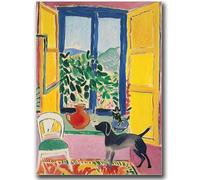 GLKFWVX Henri Matisse Art Mural Henri Matisse Studio Fenêtre Affiche Matisse Imprime Matisse Peinture pour la décoration intérieure Photo 20x30cmx1 sans Cadre