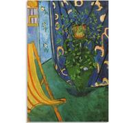 GLKFWVX Henri Matisse Poster « Coin of The Artist's Studio » Art mural Impressions abstraites sur toile Peinture nordique pour décoration d'intérieur 30 x 50 cm Sans cadre