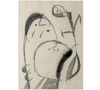 GLKFWVX Joan Miro Affiche Autoportrait Art Mural Surréalisme Peinture sur Toile Joan Miro Impressions Photo Nordique pour Salon Décor 40x60cmx1 sans Cadre