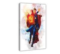 GLKISGFQ Poster sur toile de super-héros Doctor Strange pour décoration de chambre à coucher, bureau, chambre, cadeau 50 x 75 cm