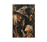 GLKISGFQ Poster sur toile The Magic of Baba Yaga - Décoration pour chambre à coucher, bureau, chambre - Cadeau - 20 x 30 cm