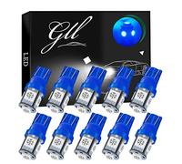 GLL 10 Pièces Ampoules LED W5W T10 501 Bleu 24V Camion 5050 5SMD 60LM