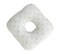 Glleneskt Oreiller pour Piercing d'oreille, Grand Coussin avec Trou pour Les Côtés Dormant, Coussin en Mousse À Mémoire, Réduit Pression Auriculaire pour Avion Voiture Sieste Voyage Maison Lit
