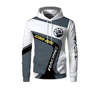 GLLUSA Sweat À Capuche D'entraînement Et De Fitness pour Hommes pour Can-am Vêtements De Sport À Manches Longues Vestes d'impression 3D Sweat À Capuche avec-A||XL