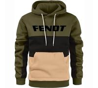 GLLUSA Sweat à Capuche pour Femmes Hommes - Imprimé Fendt Patchwork De Mode Sweat à Capuche Lightweight Streetwear Pullovers à Manches Longues Spring Drawstring Sweater-5||2XL