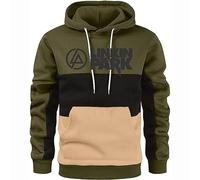 GLLUSA Sweat à Capuche pour Hommes pour Linkin Park Print Sweat à Capuche en Laine Polaire Pullover Léger à La Mode Color Block Sports Jumpers Tops Meilleur Cadeau pour Les Adultes Unisexes-1||3XL