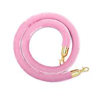 GLMGBP Lot de 2 Cordes en Velours avec fermoirs dorés - Barrière de contrôle des foules en Mousse, élégante Corde de signalisation pour File d'attente, barrière de sécurité Durable pour événements